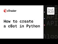 How to create a trading bot in Python