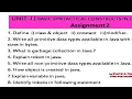Exercise1 2 UNIT I BASIC SYNTACTICAL CONSTRUCTS IN JAVA