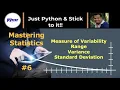 Range Variance Standard Deviation PyCSR Learn Python Online with Pankaj Soni