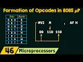 Formation of Opcodes in 8085 Microprocessor