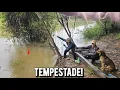 EM MEIO A TEMPESTADE O QUE EU MENOS IMAGINAVA, ACONTECEU!! pescaria. 