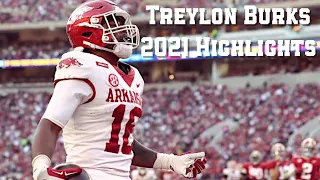 Treylon Burks The BEST WR In College Football 2021 Highlights