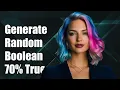 How to Generate a Random Boolean with 70 True and 30 False in Python