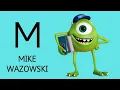 Monsters INC Characters from A to Z