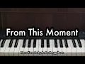 Download Lagu From This Moment - Shania Twain | Piano Karaoke by Andre Panggabean