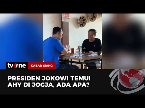 Momen Presiden Jokowi Makan dan Bersepeda Bareng AHY di DIY