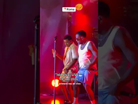 “ISLA VIVA” 🏝️ Por primera vez sonando en vivo y en Roma 🔥 @JuanMaganTV  #ytshorts #youtubeshorts