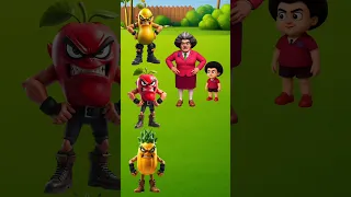عصابة الفواكه Scary Teacher Animation Funny Shorts 