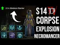 Diablo 4 - The BEST Season 14 Corpse Explosion Necromancer Leveling Build 1 70