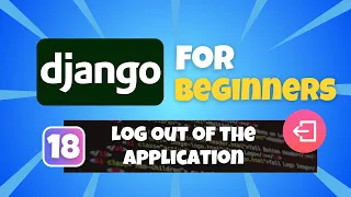 Python Django Tutorial for Beginners User Logout Functionality with confirmation