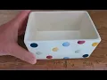 Emma Bridgewater China Polka Dot Pattern Butter Dish Base Only