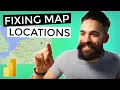Incorrect MAP LOCATIONS in Power BI and how to fix it