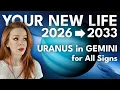 Uranus in Gemini 2026 - 2033 for All Signs
