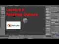 How to Rotate objects in blender Tutorials Lecture 8 l Rotating objects l Blender basics