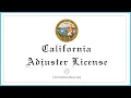 California Adjuster License - What You need to get started