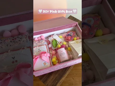 DIY Pink Gift Box for My Best Friend 🩷😍 #shorts #gift #giftbox #aesthetic #diy #bff #goviral