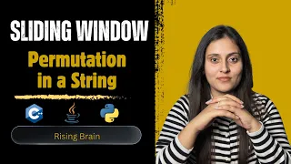 Permutation in String Brute Force Sliding Window Frequency Map Python C Java