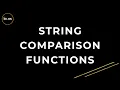 strcmp stricmp and strncmp Functions in C Programming