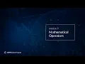 Introduction to MicroPython - Module 09 Mathematical Operators
