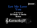 Download Lagu Let Me Love You (Karaoke) - DJ Snake \u0026 Justin Bieber