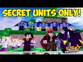Secret Units Only Vs Infinite Mode ARE THEY OP ASTD CHALLENGE