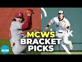 MCWS predictions from the 2025 college baseball bracket