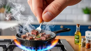 ASMR MINIATURE COOKING REAL FOOD USING MINIATURE CAST IRON PAN [ COMPILATION ] (1-Hour  Marathon)