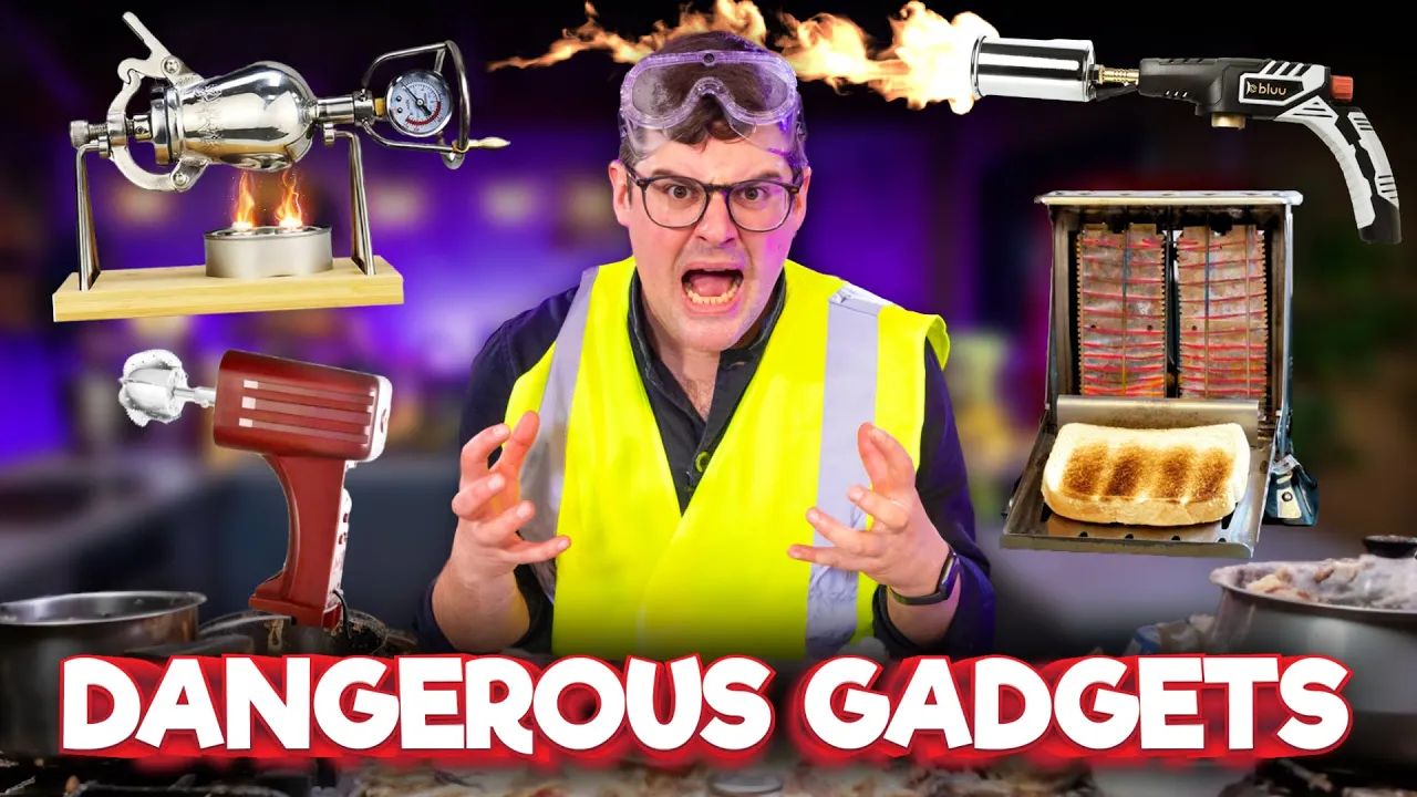 MOST DANGEROUS KITCHEN GADGETS Recipe Relay Challenge   Pass It On S3 E11   Sorted Food