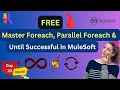 23 - MuleSoft Tutorial Deep Dive into Foreach Parallel Foreach Until Successful Scopes