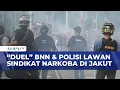 Intens! BNN \u0026 Polisi Gerebek Sindikat Narkoba di Jakarta Utara Disertai Tembakan Gas Air Mata