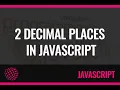 Javascript How to Format Number to Always Show 2 Decimal Places Stack Overflow W3Schools