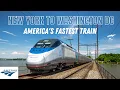 AMTRAK S ACELA EXPRESS - New York to Washington DC in under 3 hours Business Class