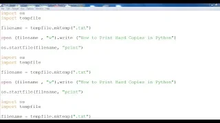 How to Print Hard Copies using a Printer in Python