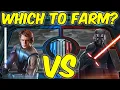 SLKR Rush vs Core 8 Teams Comparison SWGOH
