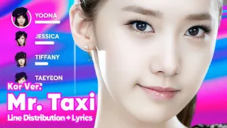 Download Girls' Generation - Mr. Taxi (Korean Version) Line Distribution + Lyrics Karaoke PATREON REQUESTED MP3