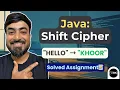 Java Program Shift Cipher Solved Assignments for College Students