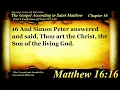 The Gospel of Matthew Chapter 16 - Bible Book 40
