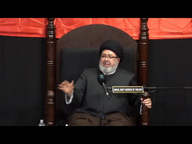 ⁣عوامل الفساد الأموي وأسباب الثورة الحسينية - سماحة السيد محمد القزويني - الليلة الأولى