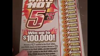 Win On White Hot 5s Mississippi Lottery Tickets 