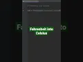 Python program to convert Fahrenheit into Celsius