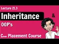 Inheritance in OOP s C Placement Course Lecture 21 3