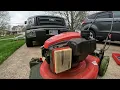 HOW TO HAND Sharpen Lawn Mower Blade Troy Bilt TB105-Maintenance-No Parts Needed 0 Cost