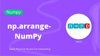 np arange-NumPy