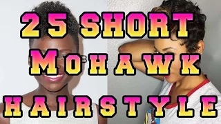 Short Mohawk Hairstyles for Black Women