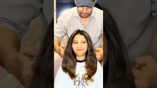 How to feather with layer haircut