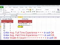 Microsoft Excel How to Use the Daverage and DCount Database Functions