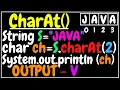 charAt method in string java ICSE X class 10 Semester 2 computer applications
