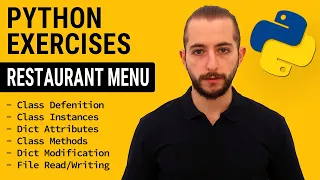 OOP Python Exercise Restaurant Menu Manager Beginner Level With Practical Application