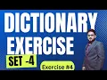 8 Python Dictionary Exercise Set-4 SOLVED for CBSE CS Exam 2023 Hindi Urdu