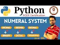 9 Numeral Systems in Python Python PCEP Certification PCEP-30-02